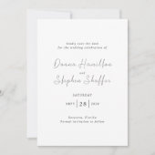 Donna Modern Wedding Save The Date (Voorkant)