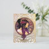 Donna Orechini van Alphonse Mucha Briefkaart (Staand voorkant)