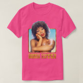 Donna Summer Retro 70s Fan Art Design T-shirt (Design voorkant)