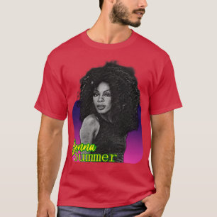 Donna Summer Retro Style Fan Art T-shirt