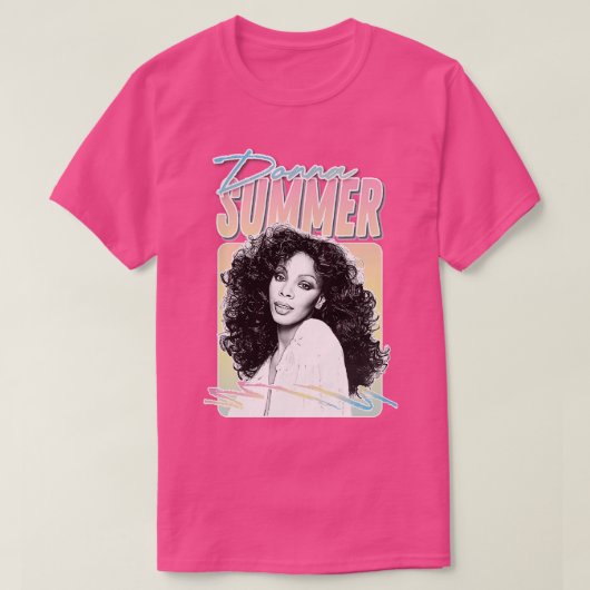 Donna Zomer Retro Stijl Fan Art Design 1 T-shirt (Design voorkant)