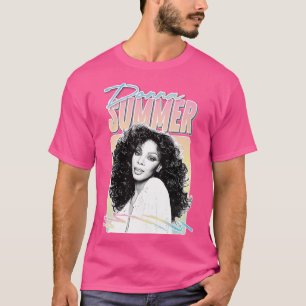 Donna Zomer Retro Stijl Fan Art Design 1 T-shirt