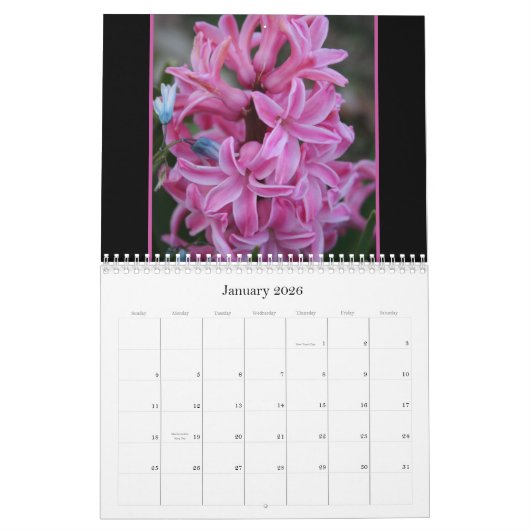 Donna's bloem kalender (Jan 2026)