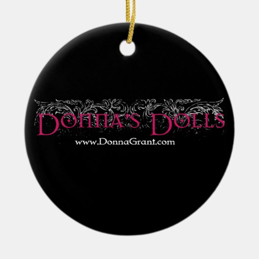 Donna's Dolls Keramisch Ornament (Voorkant)