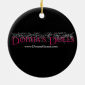 Donna's Dolls Keramisch Ornament (Achterkant)