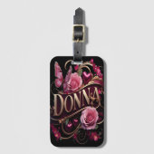 Donnas Golden Romance Bagagelabel (Voorkant (verticaal))