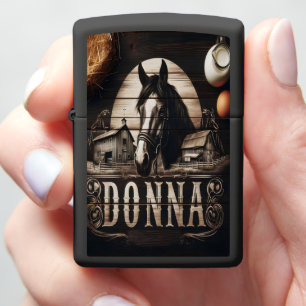 Donna's rustieke paardenportret