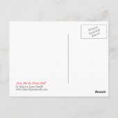 Donne-moi la jolie carte postale de poupée (Dos)