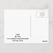 données dans la carte postale serviette (Dos)