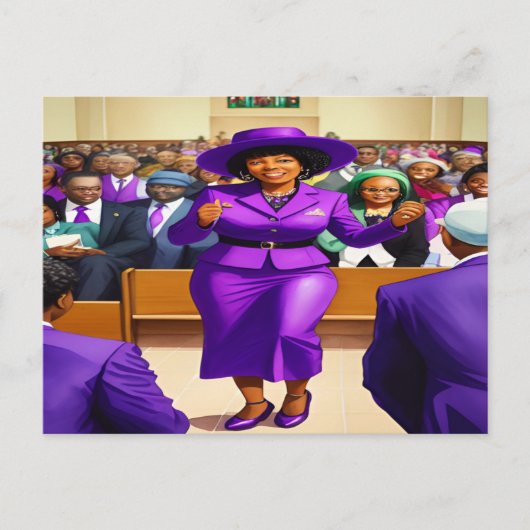 Donner à Dieu la gloire Black Christian Art Carte (Devant)