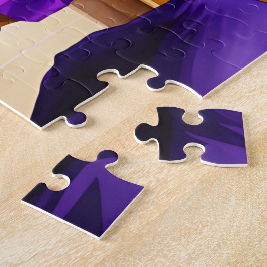 Donner à Dieu la gloire Black Christian Art Puzzle (Côté)