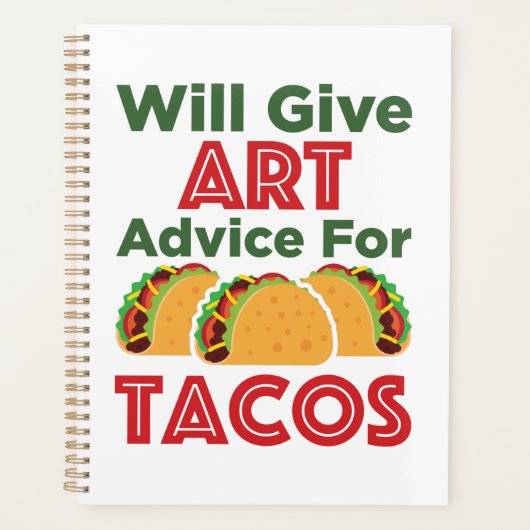Donner des conseils d'art pour Tacos Artiste ensei (Devant)
