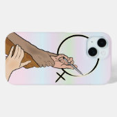 Donner du pouvoir aux femmes - coque iphone de la  (Verso (horizontal))