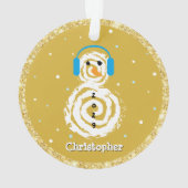 Donner est mon ornement de Noël Spirit Reindeer (dos)