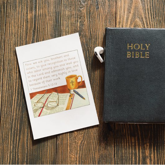 Donner la carte d'appréciation du pasteur de recon