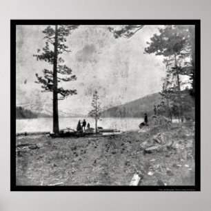 Donner Lake, CA Daguerreotype 1852 Poster
