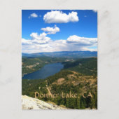 Donner Lake, Californië Briefkaart (Voorkant)