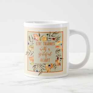 Donner Merci - Automne Wreath Thanksgiving Mug