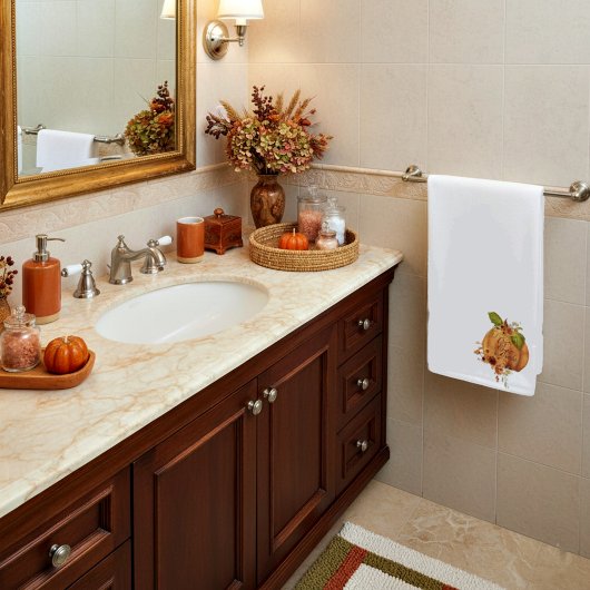 Donner Merci citrouille floral