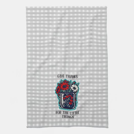 Donner Merci Serviette de thé de cuisine (Vertical)