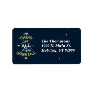 Donner mes étiquettes d'adresse toutes / retour