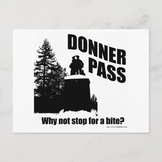 Donner Pass Briefkaart (Voorkant)