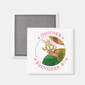 DONNER RENDIER Square Magnet Magneet (Voorkant / Achterkant)