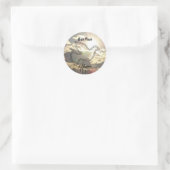 Donner Sticker rond Peace (Sac)
