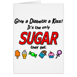 Donner un baiser diabétique