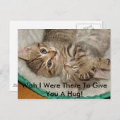Donner Une Carte Postale Hug Kitty (Devant / Derrière)
