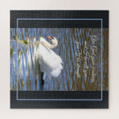 Donnez à Dieu votre faible Swan Jigsaw Puzzle (Horizontal)