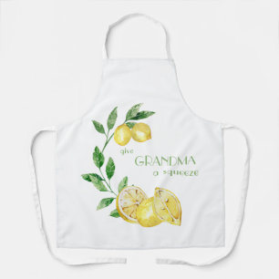 Donnez à grand-mère un petit tablier de citron jau