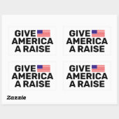 Donnez À L'Amérique Un Stickers Raise™ (Feuille)