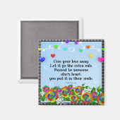 Donnez à votre aimant de l'amour (Recto/Verso)