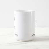 Donnez-lui un repos. Tasse de musique pour des (Centre)