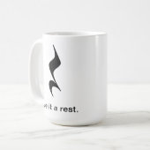 Donnez-lui un repos. Tasse de musique pour des (Devant gauche)