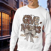 "Donnez merci" Sweatshirt chaleureux masculin