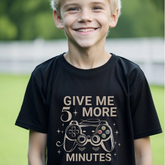 Donnez-moi 5 minutes de plus T-shirt Gamer