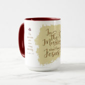 "Donnez-moi Jésus" tasse combinée de 15 onces (le (Devant gauche)