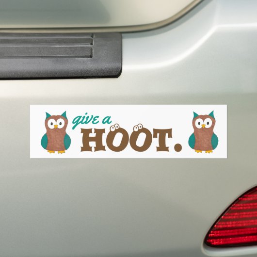 Donnez un autocollant de pare-chocs CHAUD (En voiture)