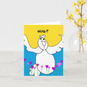 Donnez un carte pour notes d'étreinte (Fleur jaune)