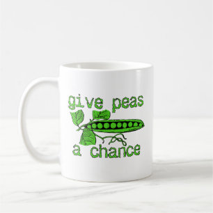 Donnez une chance aux petits pois Mug drôle de la 
