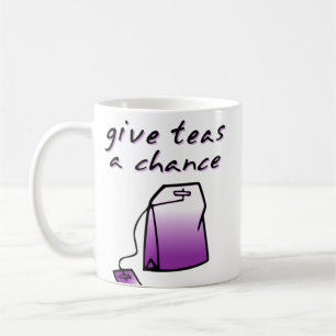 Donnez une Chance aux Thés Mug Drôle Humour