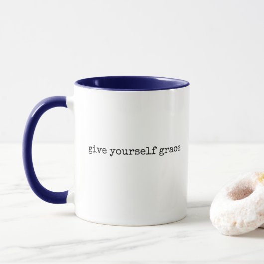 Donnez-Vous Grâce, Mug De Café (Avec donut)