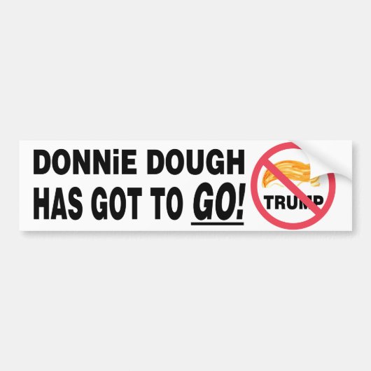 "Donnie Dough" bumpersticker (Voorkant)