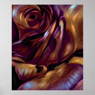 Donnybrook Roos Abstracte kunst Poster