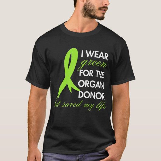 Donor Awareness Pride Support Thankful Unisex T-shirt (Voorkant)