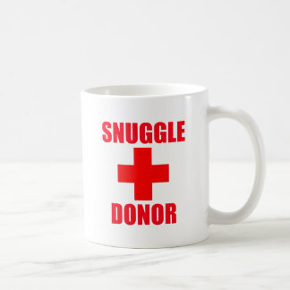 Donor in de hoek koffiemok
