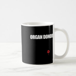 Donor plezier bloederige wond nier meme op rug 1 koffiemok