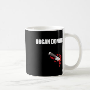 Donor plezier bloederige wond nier meme op rug 2 koffiemok